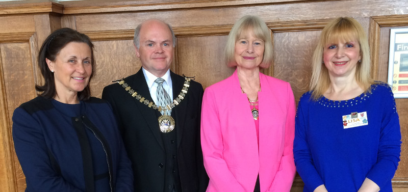 Anne Mitchener, Mayor and Mayoress of Barnet & Lisa Rutter Chaiman of Dementia Club UK Anne Mitchener, Mayor and Mayoress of Barnet & Lisa Rutter Chaiman of Dementia Club UK