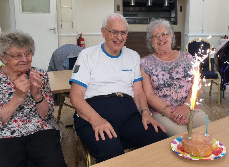We celebrated Ivor's birthday today We celebrated Ivor's birthday today