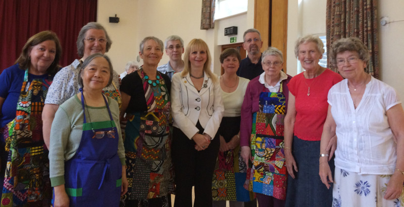 Lisa and the members of the Church committee of Christ Church, Southgate Lisa and the members of the Church committee of Christ Church, Southgate