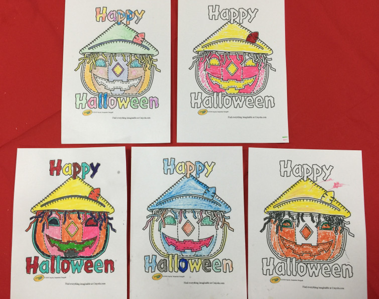 Some examples of the lovely colouring today Some examples of the lovely colouring today