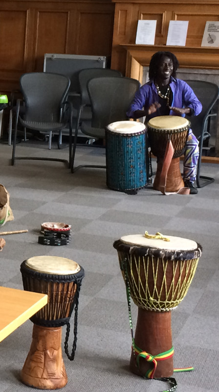 African drumming session with Abdul at Hendon Town Hall African drumming session with Abdul at Hendon Town Hall