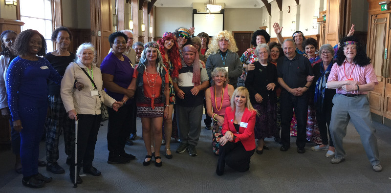 Members of Dementia Club UK with the Zimmerettes Members of Dementia Club UK with the Zimmerettes