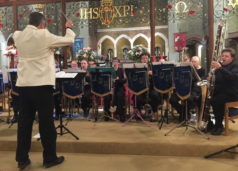 Ian Rogers conducting the Ionian Clarinet Choir at St Andrews Church Ian Rogers conducting the Ionian Clarinet Choir at St Andrews Church