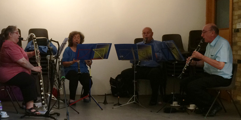 Ionian Clarinet Quartet supporting our new launch playing great tunes Ionian Clarinet Quartet supporting our new launch playing great tunes