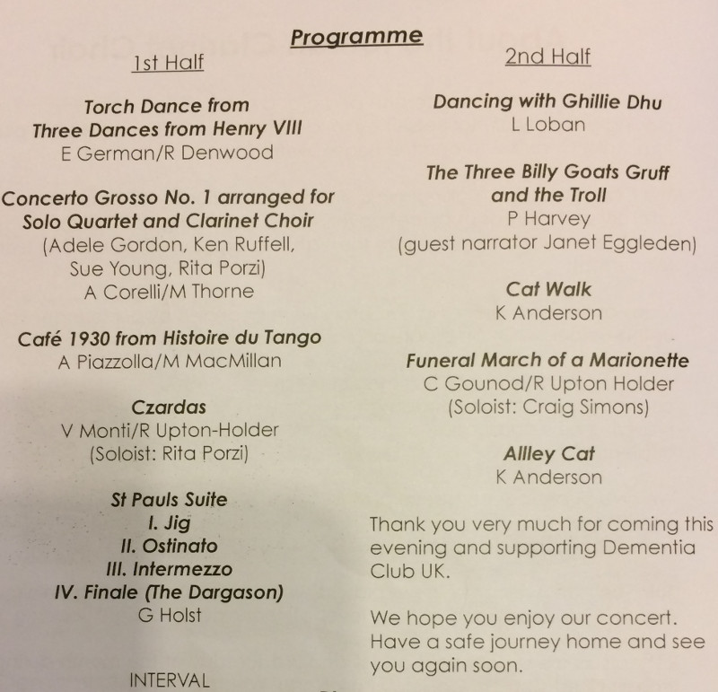 2017 Winter concert programme 2017 Winter concert programme