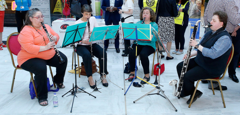 Ionian Clarinet Quartet, Adele, Rita, Sue and Craig Ionian Clarinet Quartet, Adele, Rita, Sue and Craig