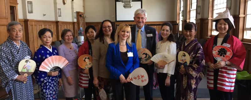 Our Japanese visitors, volunteers and special guest Michael Hodge incoming Rotary District Governor of London Our Japanese visitors, volunteers and special guest Michael Hodge incoming Rotary District Governor of London