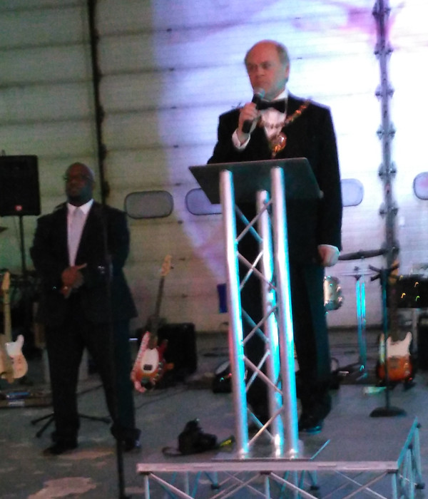 Mayor of Barnet, Cllr. David Longstaff welcomes everyone to his Gala Mayor of Barnet, Cllr. David Longstaff welcomes everyone to his Gala