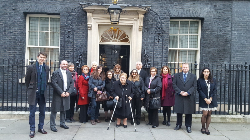 Some members of Dementia Club UK had an opportunity to visit Number 10 Downing Street Some members of Dementia Club UK had an opportunity to visit Number 10 Downing Street
