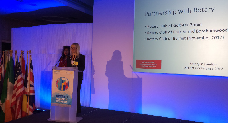 Lisa presenting at the Rotary London UK District 1130 conference Lisa presenting at the Rotary London UK District 1130 conference