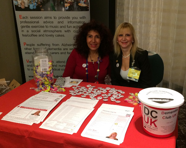 Lisa and Valerie at the Dementia Club UK stand Lisa and Valerie at the Dementia Club UK stand