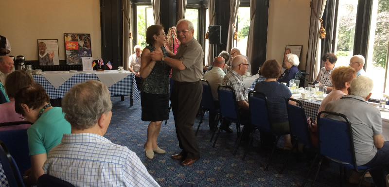 Marina and Andreas dancing to the sounds of the 1950's Marina and Andreas dancing to the sounds of the 1950's