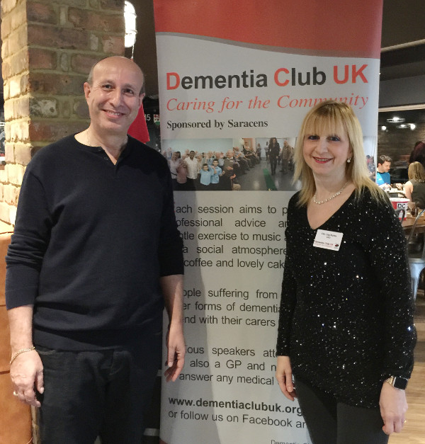 Shaun Sherrick and Lisa at a fundraiser in aid of Dementia Club UK Shaun Sherrick and Lisa at a fundraiser in aid of Dementia Club UK