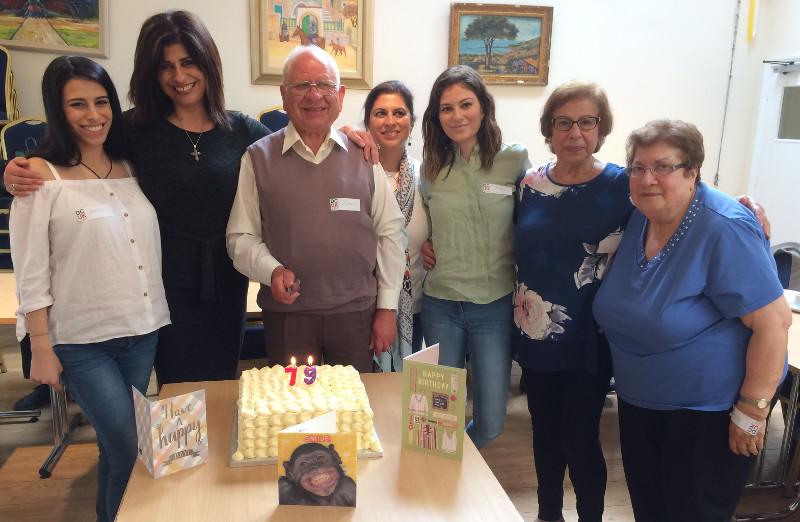 Andreas and his family celebrating his 79th birthday Andreas and his family celebrating his 79th birthday