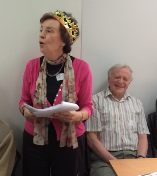 Members enjoyed some poetry reading by Ros Nagler Members enjoyed some poetry reading by Ros Nagler